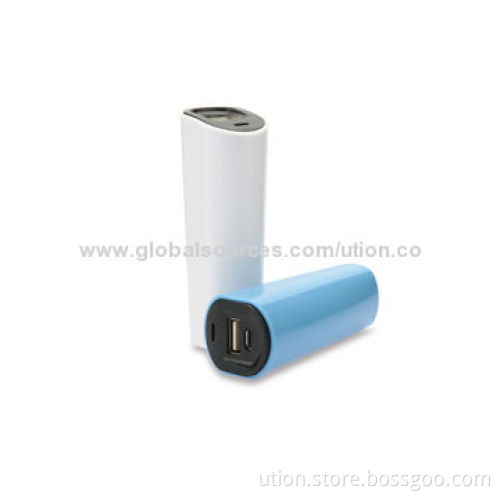 2,600mAh Mini Power Bank for iPhone/iPad/Samsung, with Free Samples and Logo